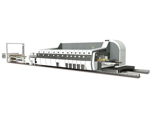 HG上印固定式自動高速印刷開槽模切機